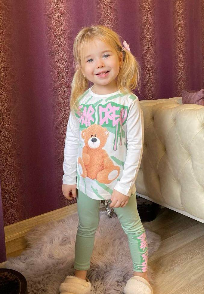 Ensemble 2 pièces legging et t-shirt pour fille de 3 à 10 ans - Karasmoode