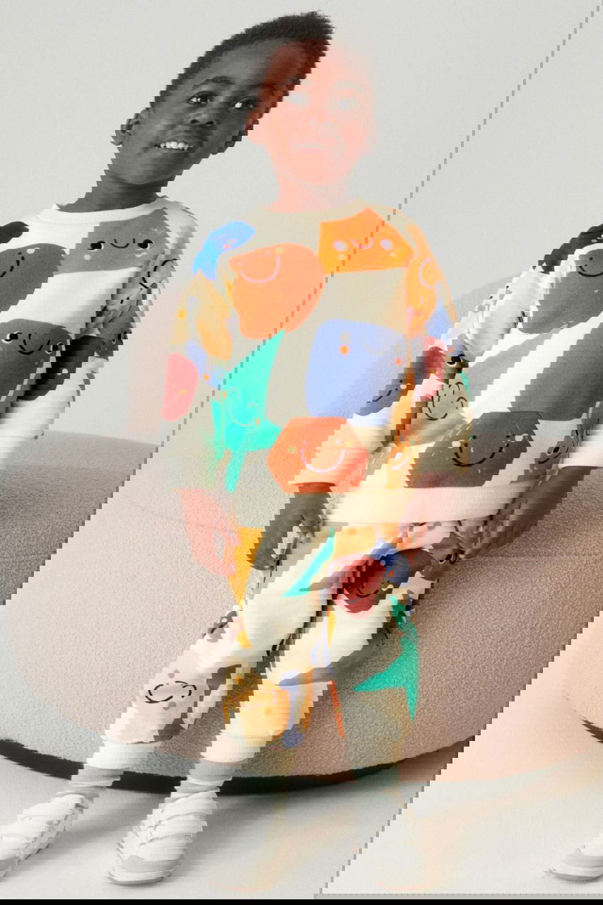 Ensemble 2 pièces pantalon jogging et chandail unisexe de 2 à 8 ans - Karasmoode