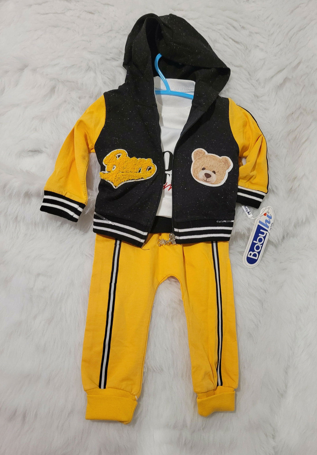 Ensemble 3 pièces pantalon jogging NONO pour bébé garçon de 6 mois à 18 mois - Karasmoode