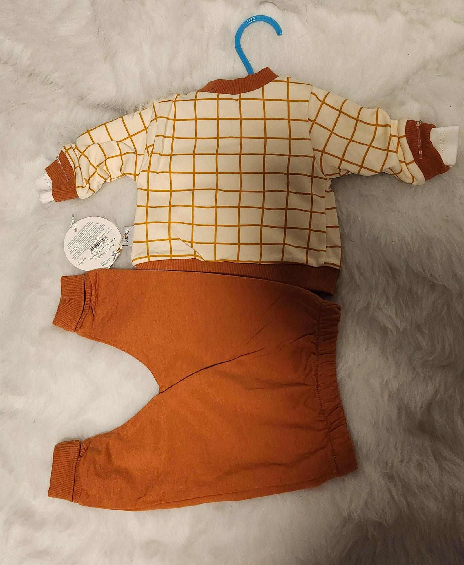 Ensemble 3 pièces pantalon jogging et veste imprimé OURS pour bébé garçon - Karasmoode