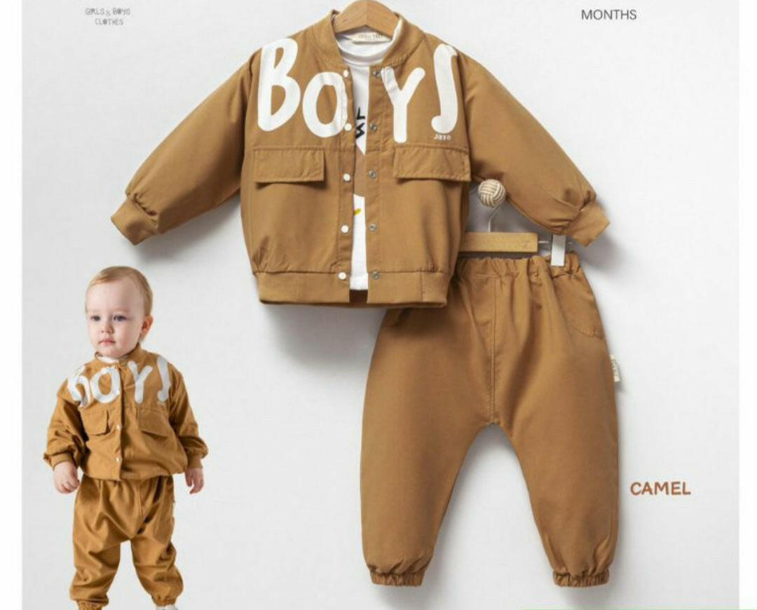 3-piece set pants jacket and jogging BOYS for baby boys from 12 months to 24 months