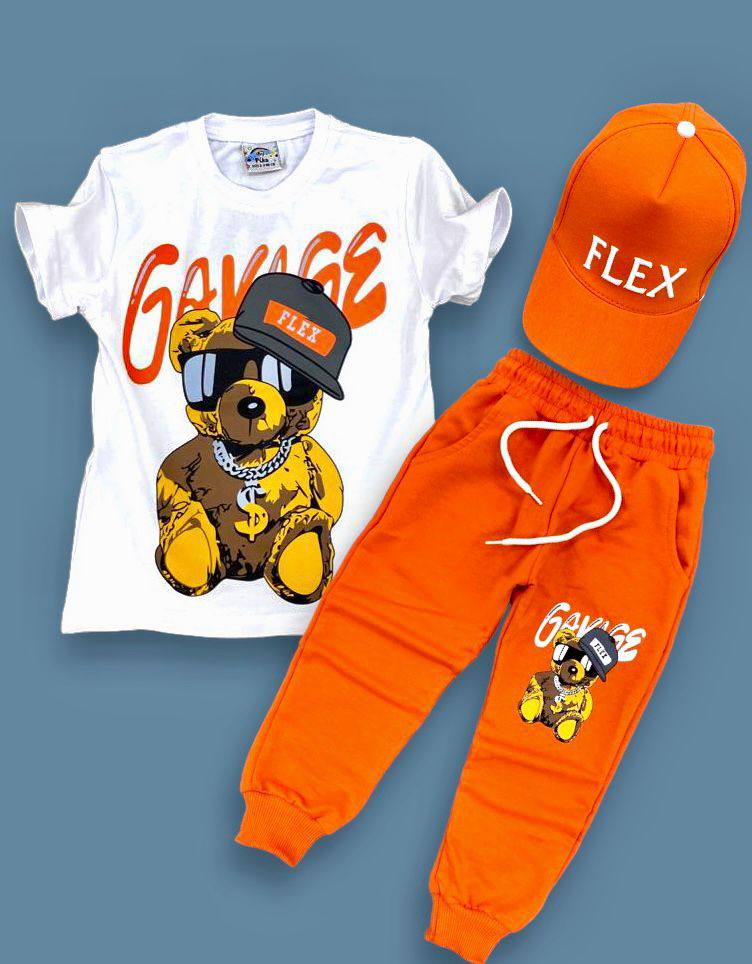 Ensemble pantalon jogging SAVAGE 3 pieces de 2 à 12 ans - Karasmoode