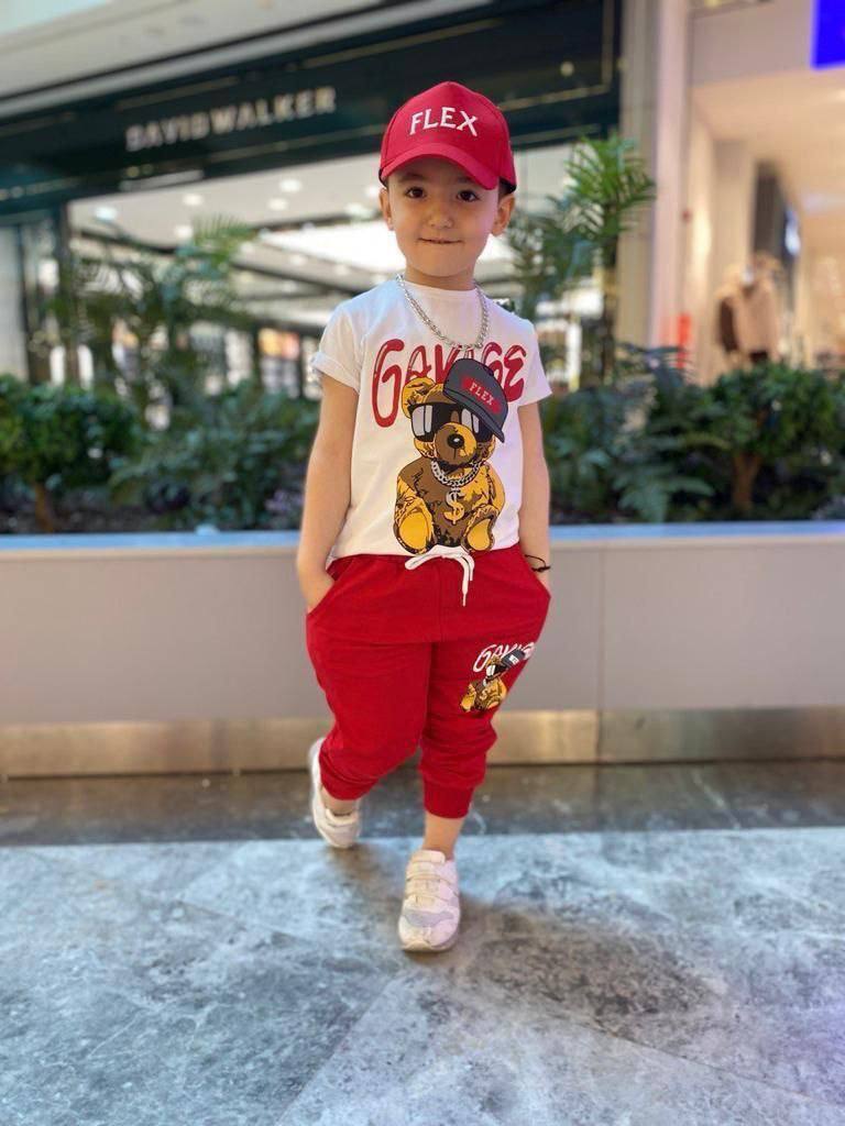 Ensemble pantalon jogging SAVAGE 3 pieces de 2 à 12 ans - Karasmoode