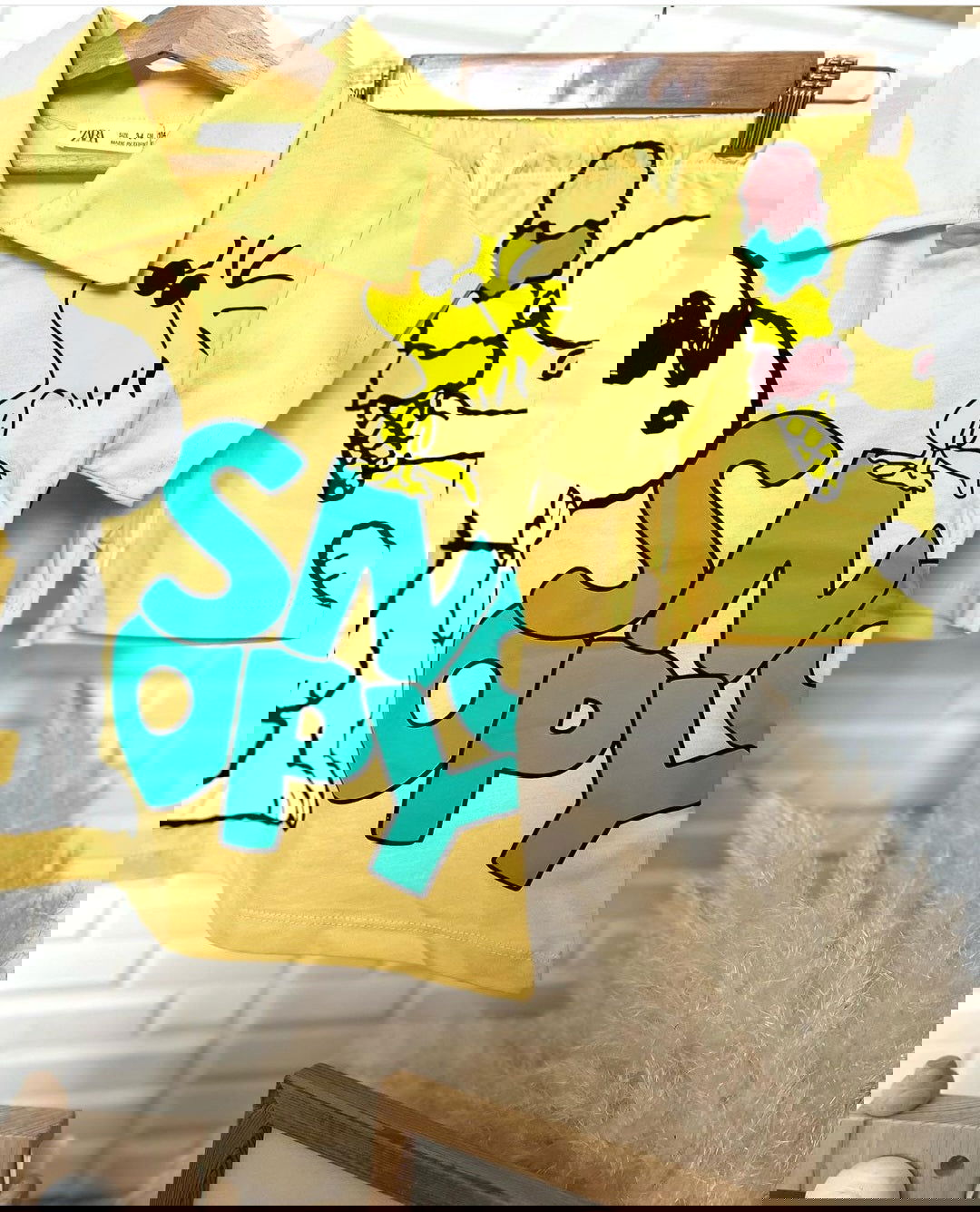 Ensemble short et t-shirt imprimé SNOOPY 2 pour garçon de 18 mois à 5 ans - Karasmoode