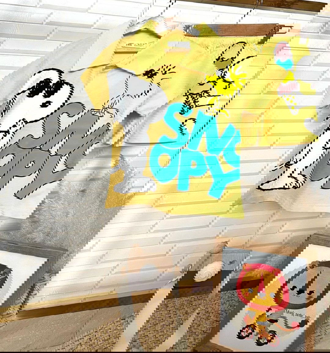 Ensemble short et t-shirt imprimé SNOOPY 2 pour garçon de 18 mois à 5 ans - Karasmoode