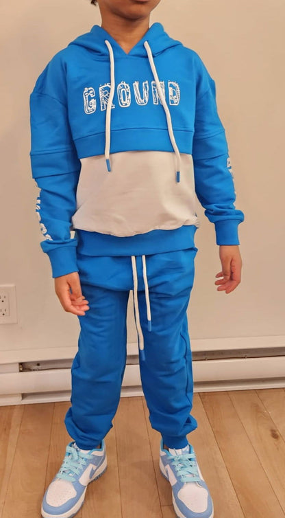 Ensemble 2 pièces pantalon jogging et chandail pour garcons de 3 à 7 ans - Karasmoode