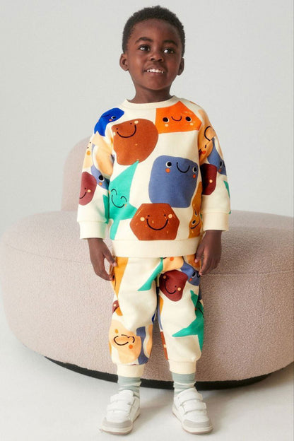Ensemble 2 pièces pantalon jogging et chandail unisexe de 2 à 8 ans - Karasmoode