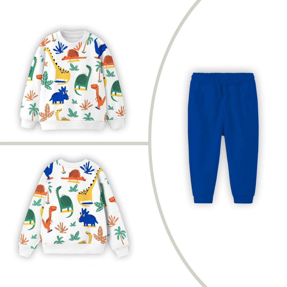 Ensemble imprimé Girafe or2 pour garcon et fille de 2 à 8 ans - Karasmoode