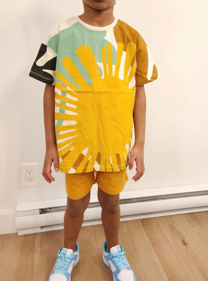 Ensemble short et t-shirt pour garçon de 18 mois à 5 ans - Karasmoode